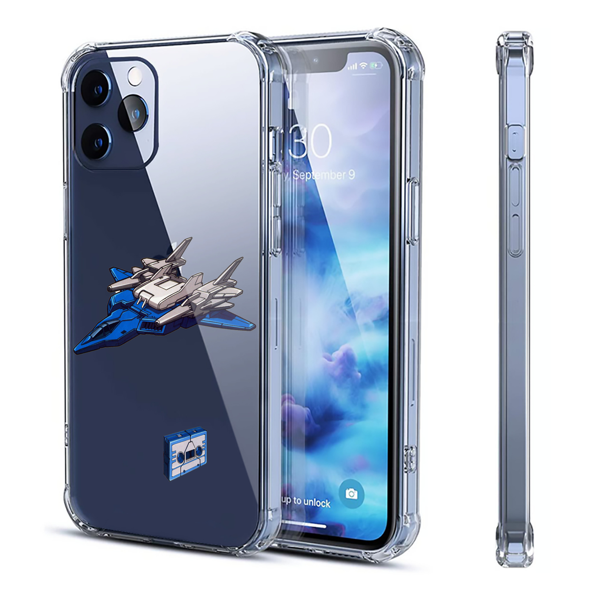 （画像用）  【iPhone 12シリーズ対応】透明スマホケース（クリアソフトケース）